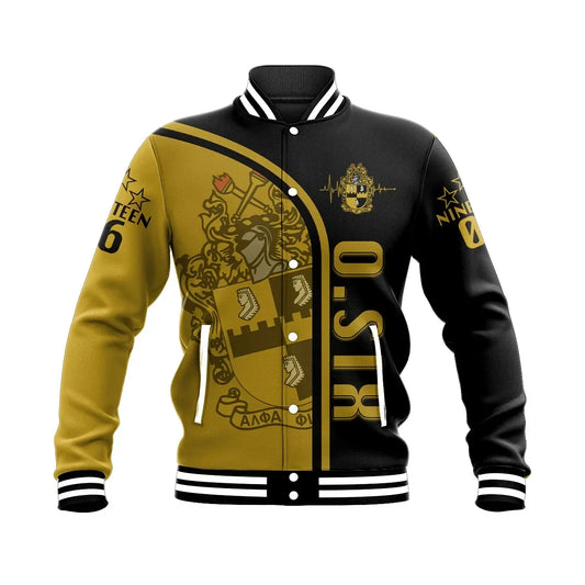 Personalised Alpha Phi Alpha In My Heart Baseball | Africazone.store