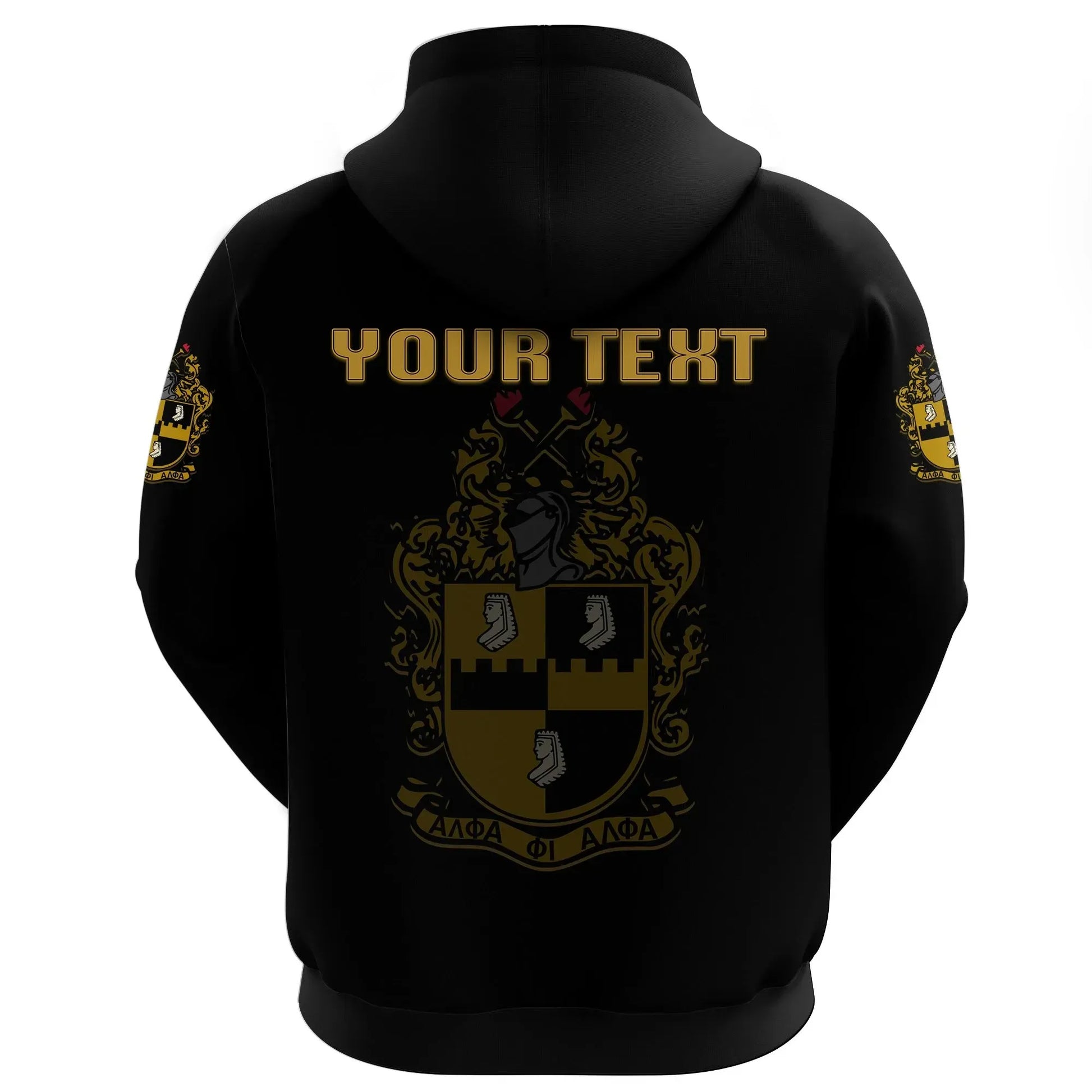 Personalised Alpha Phi Alpha Pullover Hoodie | Gettee
