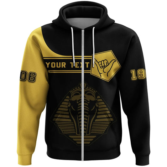 Personalised Alpha Phi Alpha Zipper Hoodie - Simple Style | Getteestore