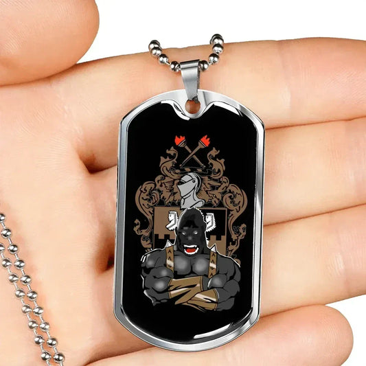 Dog Tag - Alpha Phi Alpha Monkey