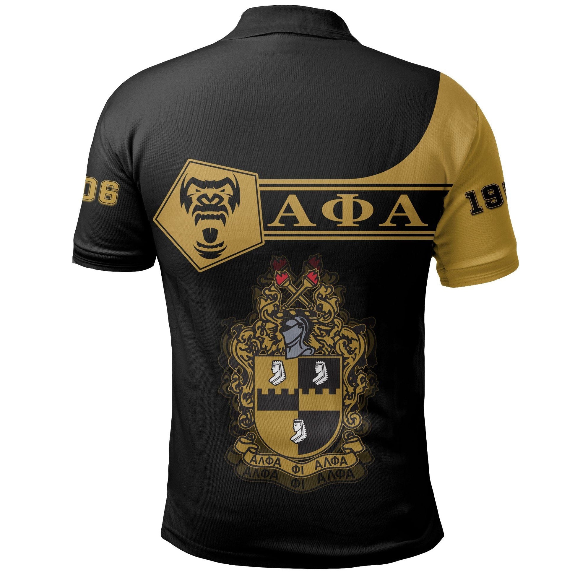Personalised Alpha Phi Alpha Polo Shirt - Simple Style | Gettee