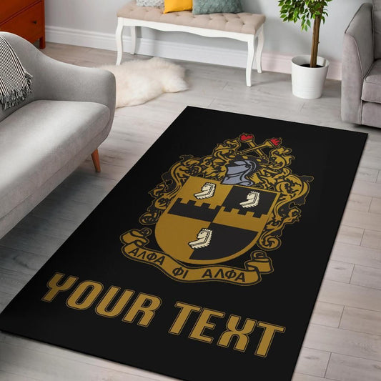 Personalised Alpha Phi Alpha Area Rug Classic | Getteestore.com