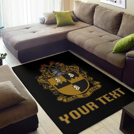 Personalised Alpha Phi Alpha Area Rug Classic | Getteestore