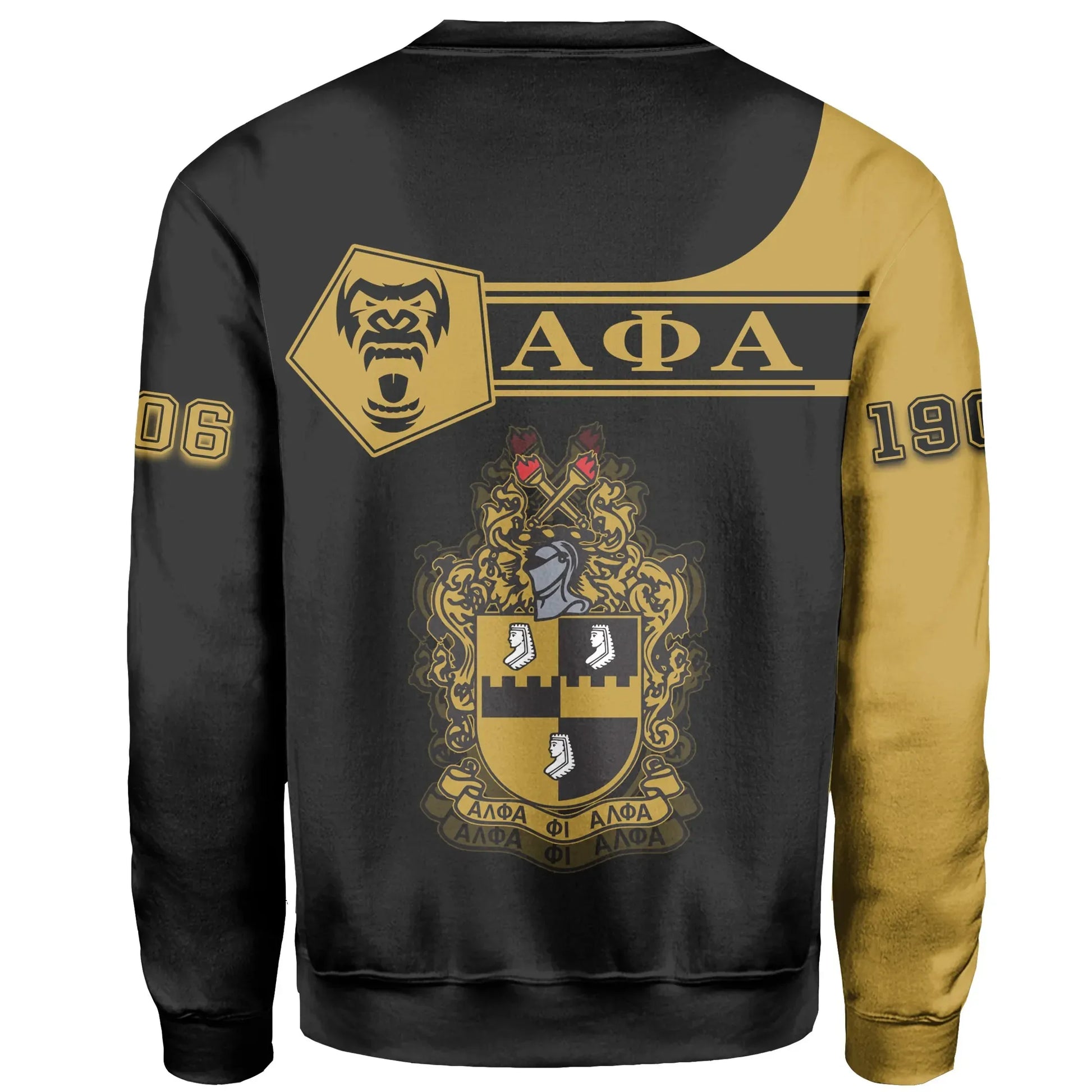 Personalised Alpha Phi Alpha Sweatshirt - Simple Style | Gettee
