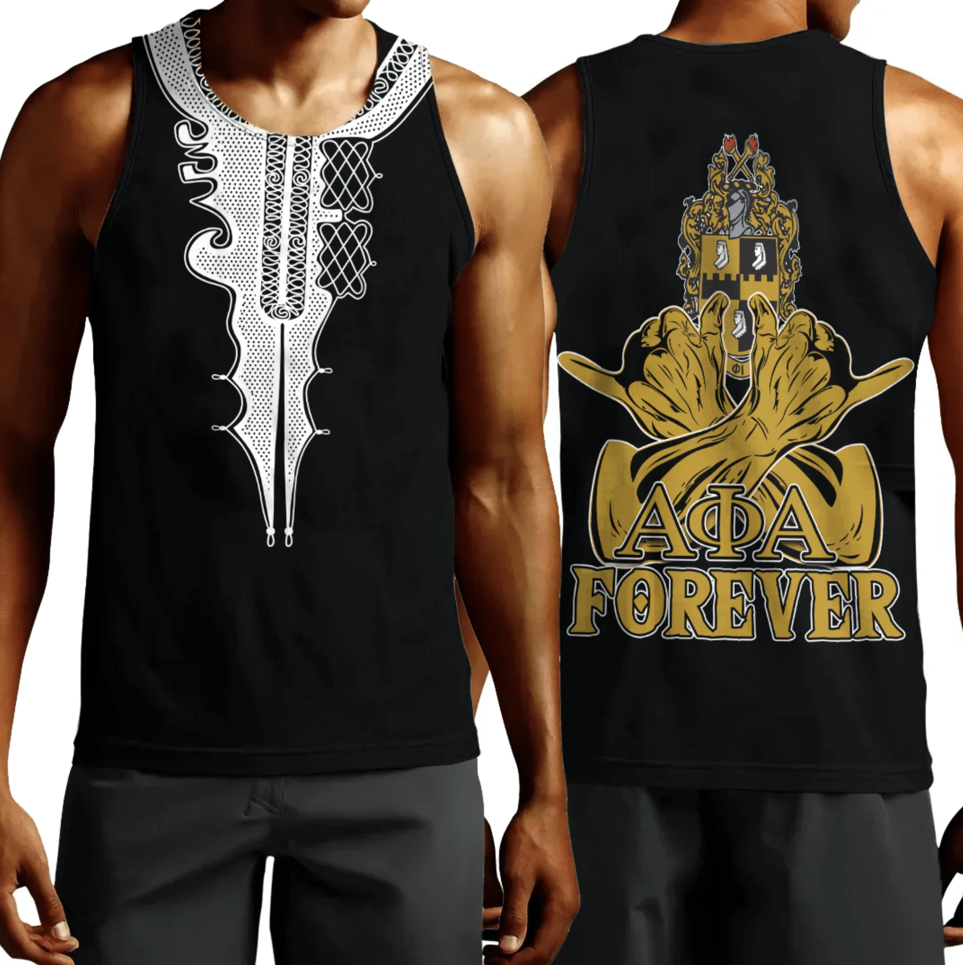 Alpha Phi Alpha Forever Men Tank Top | Getteestore.com