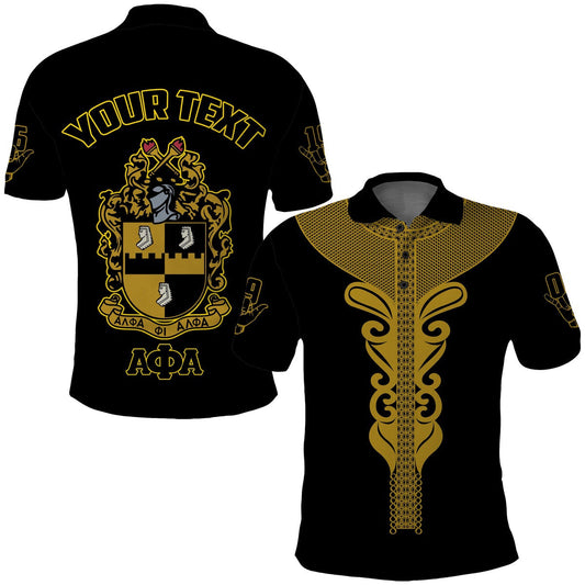 Getteestore Polo Shirt - (Custom) Alpha Phi Alpha Be Unique APA Polo Shirts A31