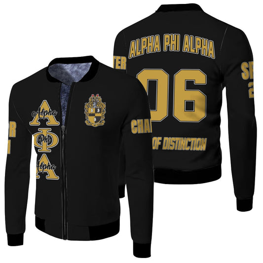 (Custom) Getteestore Jacket - Alpha Phi Alpha Fleece Winter Jacket A31