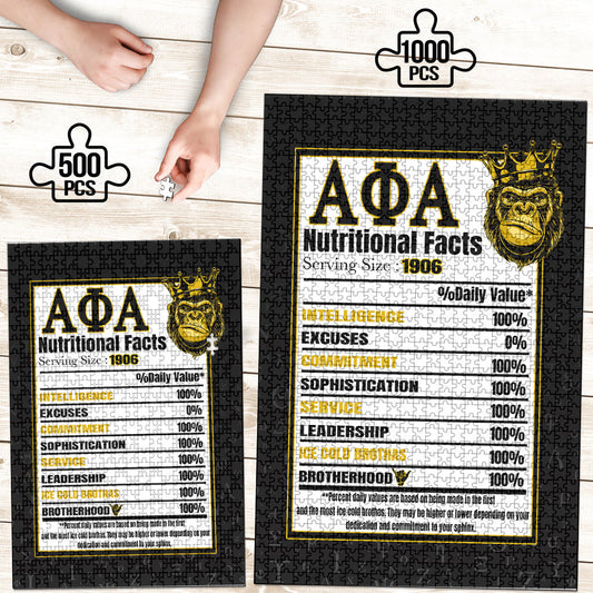 GetteeStore Jigsaw Puzzle - Alpha Phi Alpha Jigsaw Puzzle A35