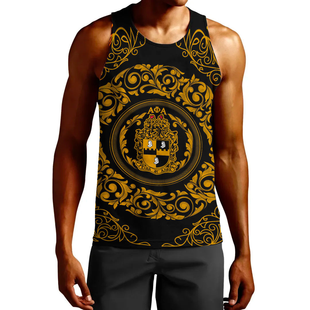 Africa Zone Clothing - Alpha Phi Alpha Fraternity Tank Top A35 | Africa Zone