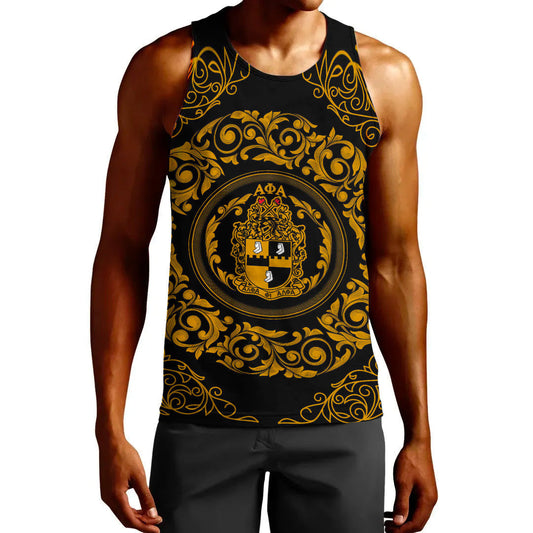 Africa Zone Clothing - Alpha Phi Alpha Fraternity Tank Top A35 | Africa Zone