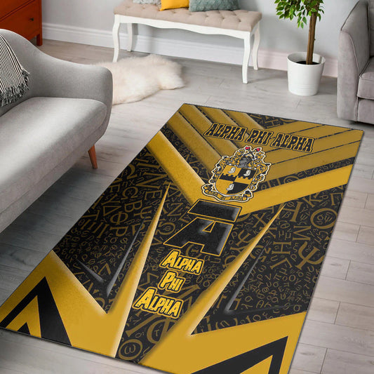 Africa Zone Area Rug - Alpha Phi Alpha Sporty Style Area Rug | africazone.store
