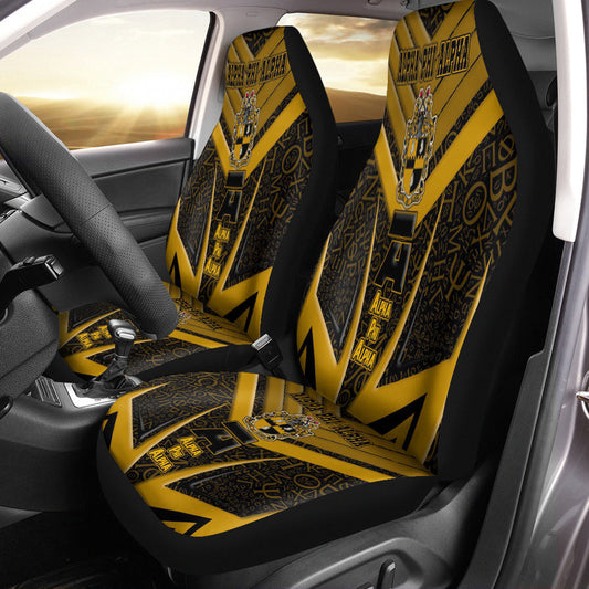 Africa Zone Car Seat Covers - Alpha Phi Alpha Sporty Style Car Seat Covers | africazone.store
