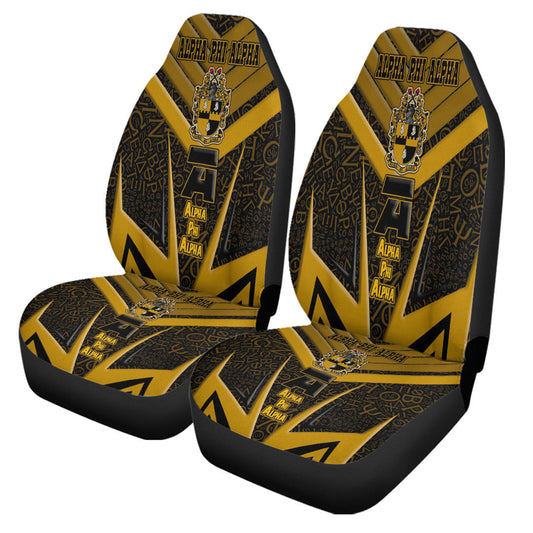 GetteeStore Car Seat Covers - Alpha Phi Alpha Sporty Style Car Seat Covers A35