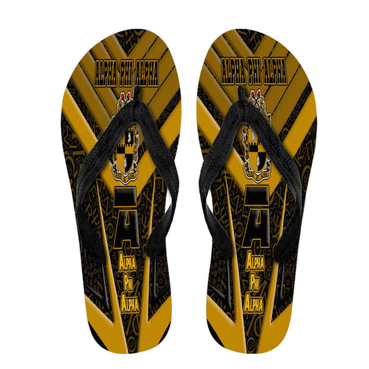 GetteeStore Flip Flops - Alpha Phi Alpha Sporty Style Flip Flops A35