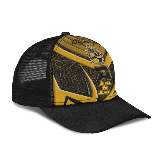 GetteeStore Mesh Back Cap - Alpha Phi Alpha Sporty Style Mesh Back Cap A35