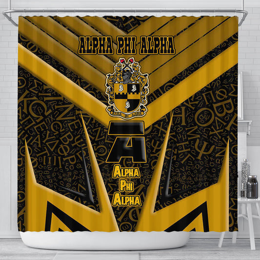 Africa Zone Shower Curtain - Alpha Phi Alpha Sporty Style Shower Curtain | africazone.store

