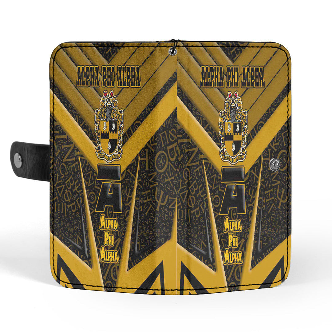 Africa Zone Wallet - Alpha Phi Alpha Sporty Style Wallet Phone Case | africazone.store
