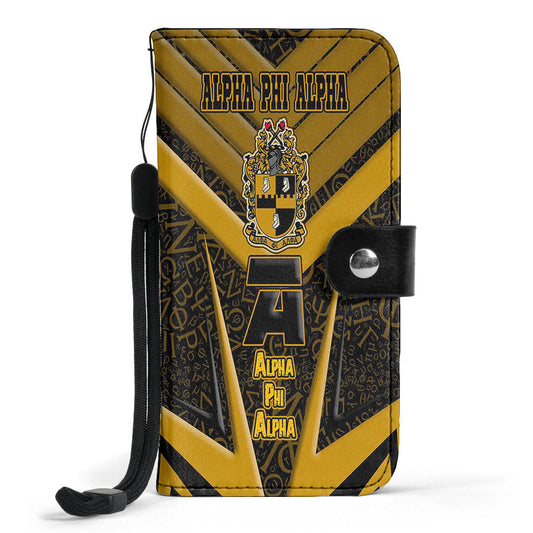 GetteeStore Wallet Phone Case - Alpha Phi Alpha Sporty Style Wallet Phone Case A35
