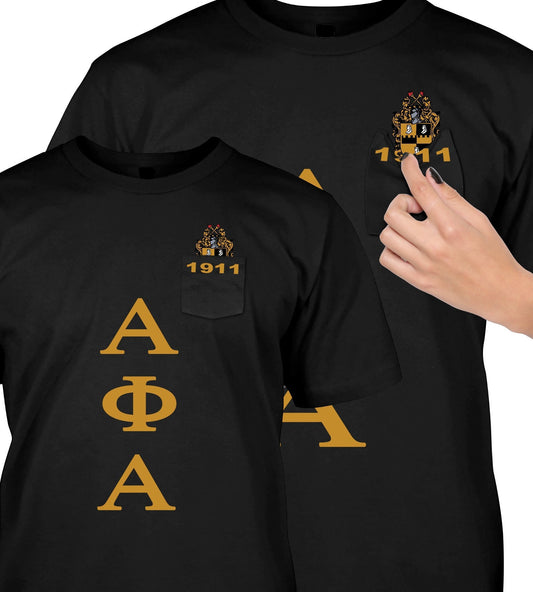 GetteeStore Clothing - Alpha Phi Alpha Pocket T-shirts A35