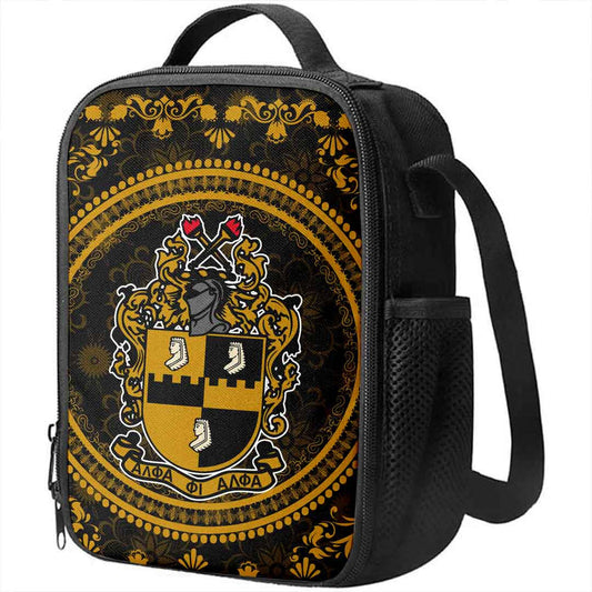 GetteeStore Bag - Alpha Phi Alpha Floral Pattern Lunch Bag A35