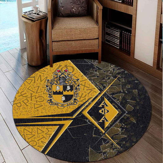 Africa Zone Round Carpet - Alpha Phi Alpha Legend Round Carpet | Africa Zone
