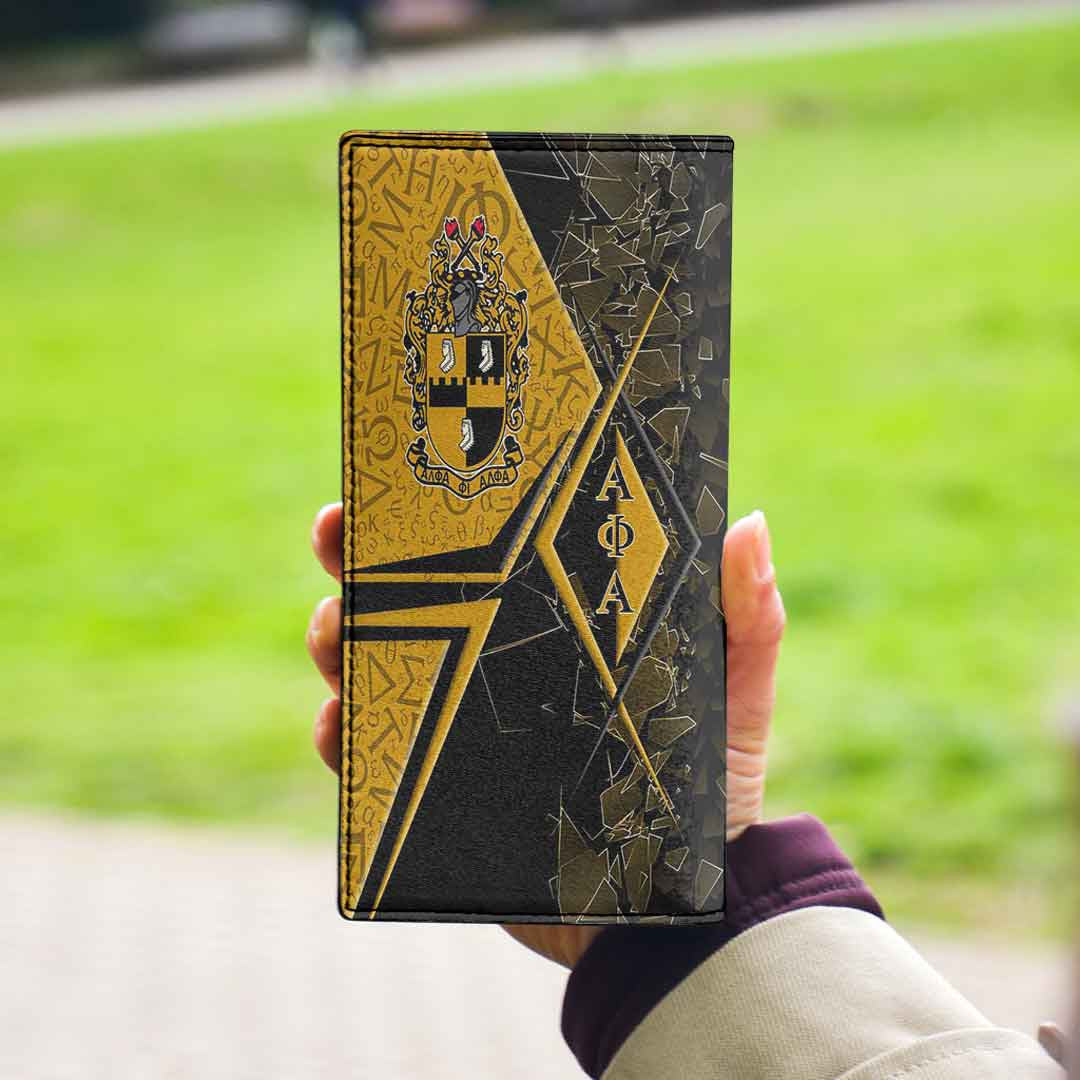 Africa Zone Wallet - Alpha Phi Alpha Legend Women's Leather Wallet | Africa Zone
