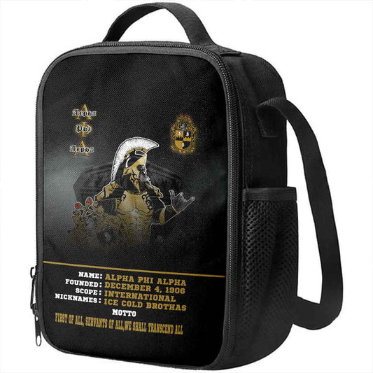 GetteeStore Bag - Alpha Phi Alpha Motto Lunch Bag A35