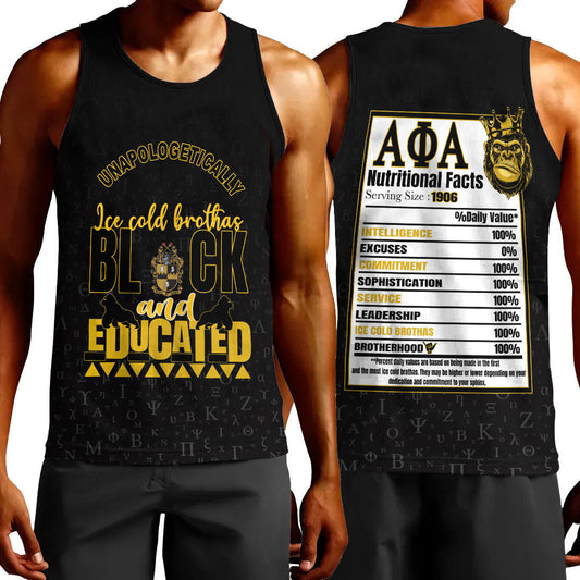 Alpha Phi Alpha Tank Top A35 | Africazone .com