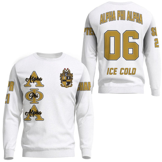 Alpha Phi Alpha ( White ) Sweatshirts | Gettee.com
