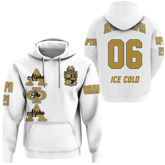 Alpha Phi Alpha ( White ) Hoodie | Gettee.com