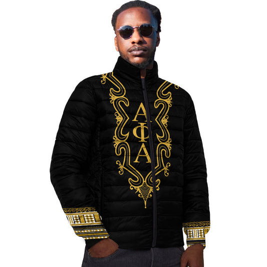 Alpha Phi Alpha Hye Won Hye Dashiki Padded Jacket| Gettee.com