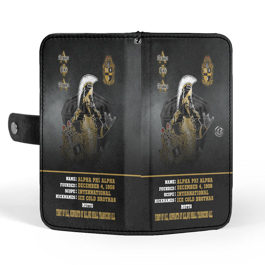 Gettee Bag - Alpha Phi Alpha Motto Wallet Phone Case | Gettee
