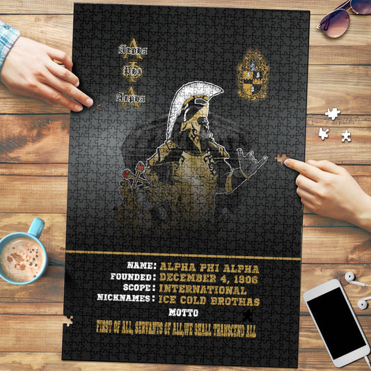Gettee Jigsaw Puzzle - Alpha Phi Alpha Motto Jigsaw Puzzle | Gettee
