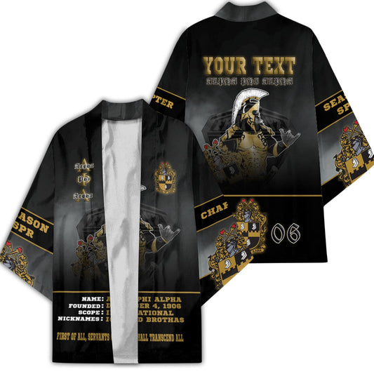 Gettee Clothing - Alpha Phi Alpha Motto Kimono A35 | Gettee