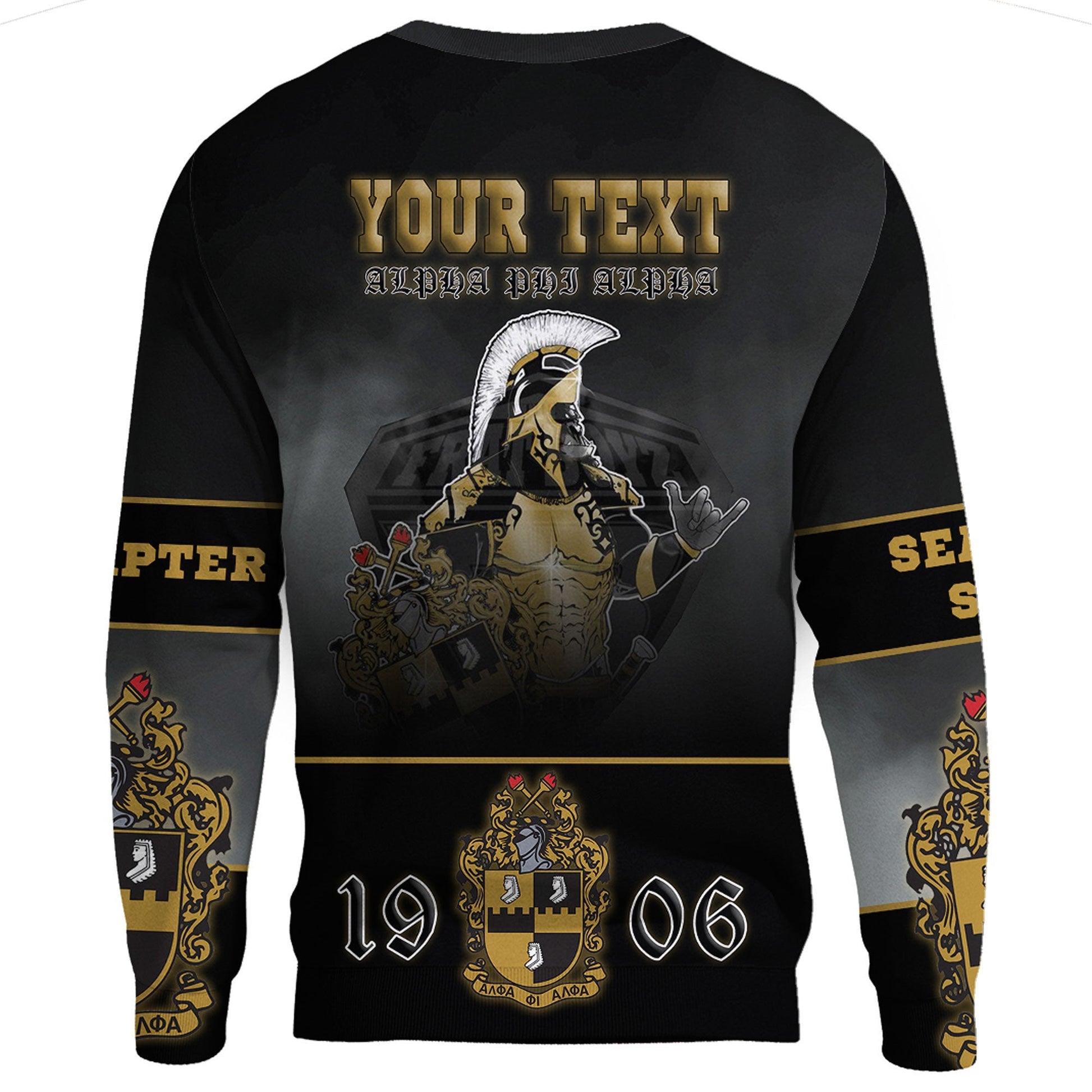Gettee Clothing - Alpha Phi Alpha Motto Sweatshirts A35 | Gettee