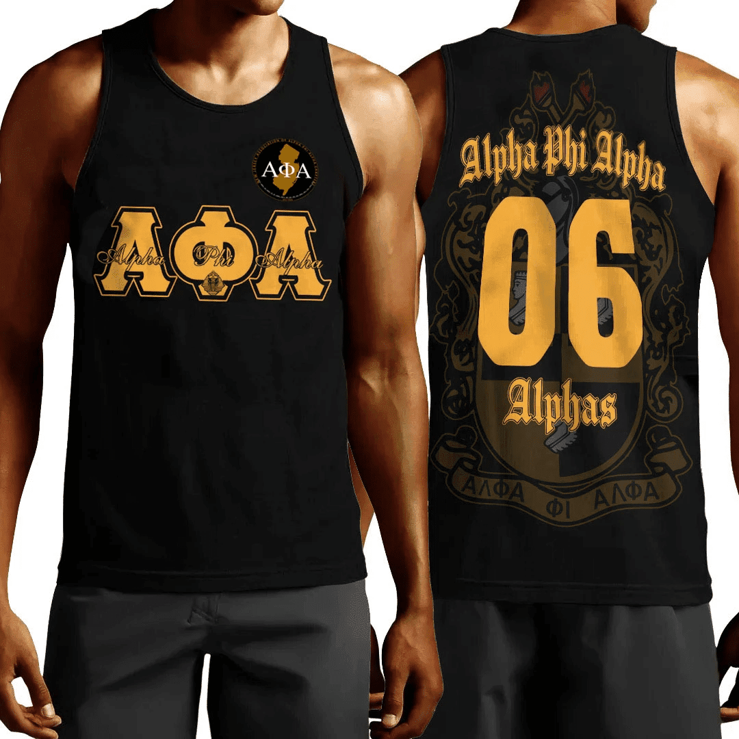 Gettee Tank Top - Alpha Phi Alpha - New Jersey Association of Alpha Phi Alpha Chapters Tank Top A7 | Getteestore.com