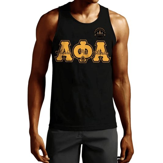 Gettee Tank Top - Alpha Phi Alpha - Indiana Alphas Tank Top A7