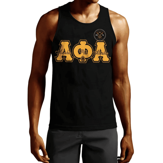 Gettee Tank Top - Alpha Phi Alpha - The Upsilon Mu Chapter Tank Top A7
