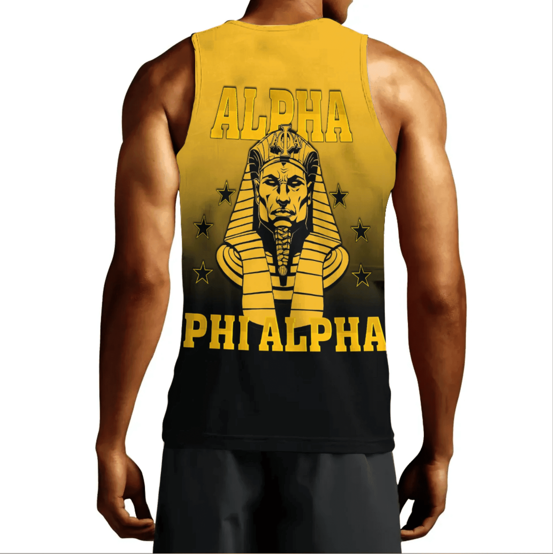 Alpha Phi Alpha Gradient Men Tank Top | Africazone.store