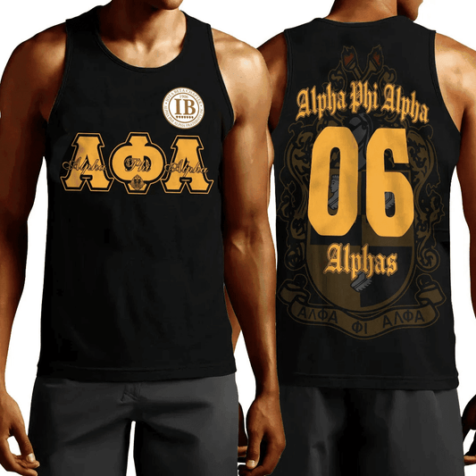 Gettee Tank Top - Alpha Phi Alpha - Iota Beta Chapter Tank Top A7 | Getteestore.com