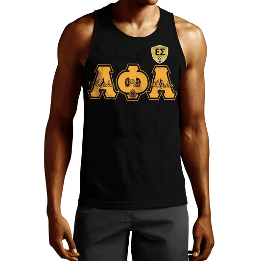 Gettee Tank Top - Alpha Phi Alpha - Epsilon Sigma Lambda Chapter Tank Top A7
