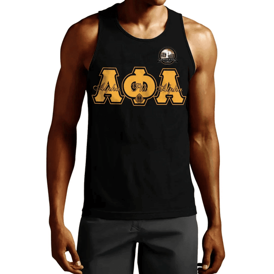 Gettee Tank Top - Alpha Phi Alpha - Rho Chapter Alphas Tank Top A7