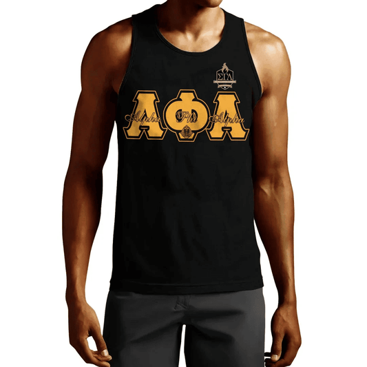 Gettee Tank Top - Alpha Phi Alpha - Sigma Gamma Lambda Tank Top A7