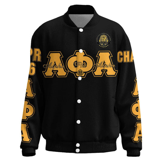Getteestore Clothing - Alpha Phi Alpha - Alpha Theta Lambda Chapter Thicken Stand-Collar Jacket A7 | Getteestore