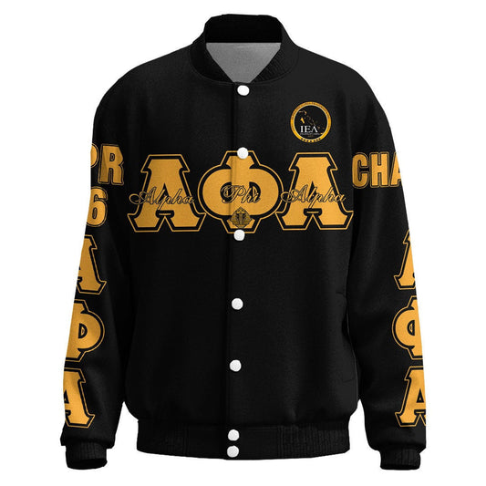 Getteestore Clothing - Alpha Phi Alpha - Iota Epsilon Lambda Chapter Thicken Stand-Collar Jacket A7 | Getteestore