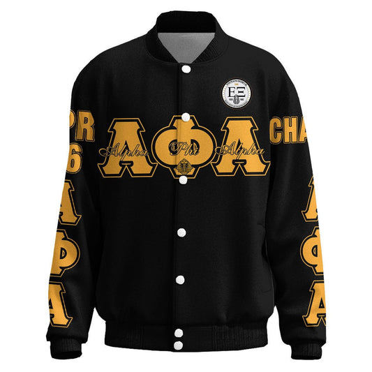 Getteestore Clothing - Alpha Phi Alpha - The Men Of The Epsilon Xi Chapter Thicken Stand-Collar Jacket A7 | Getteestore