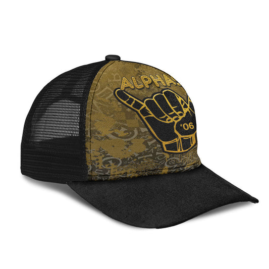 Getteestore Mesh Back Cap - Alpha Phi Alpha Sport Style Mesh Back Cap A31