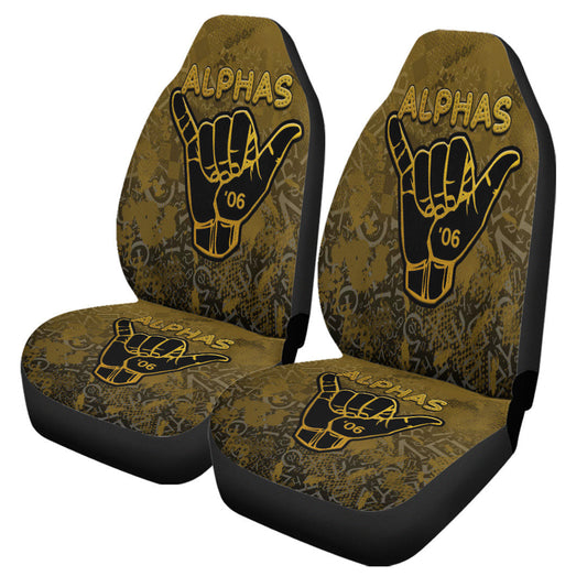 Getteestore Car Seat Covers - Alpha Phi Alpha Sport Style Car Seat Covers A31