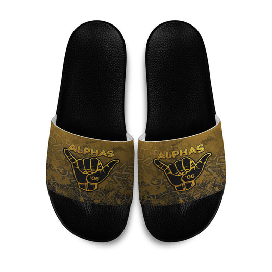 Africa Zone Slide Sandals - Alpha Phi Alpha Sport Style Slide Sandals | africazone.store
