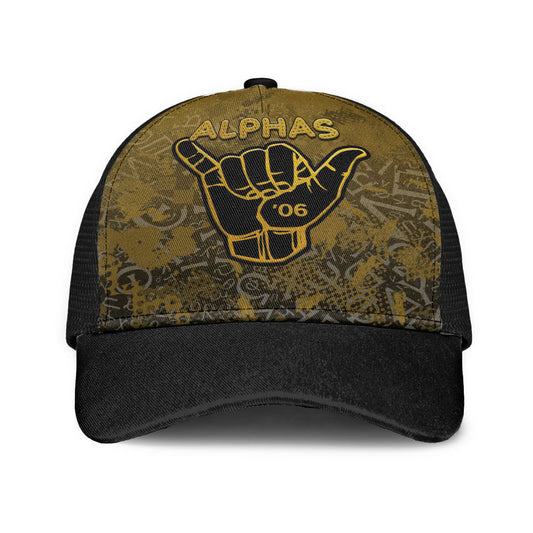 Africa Zone Mesh Back Cap - Alpha Phi Alpha Sport Style Mesh Back Cap | africazone.store
